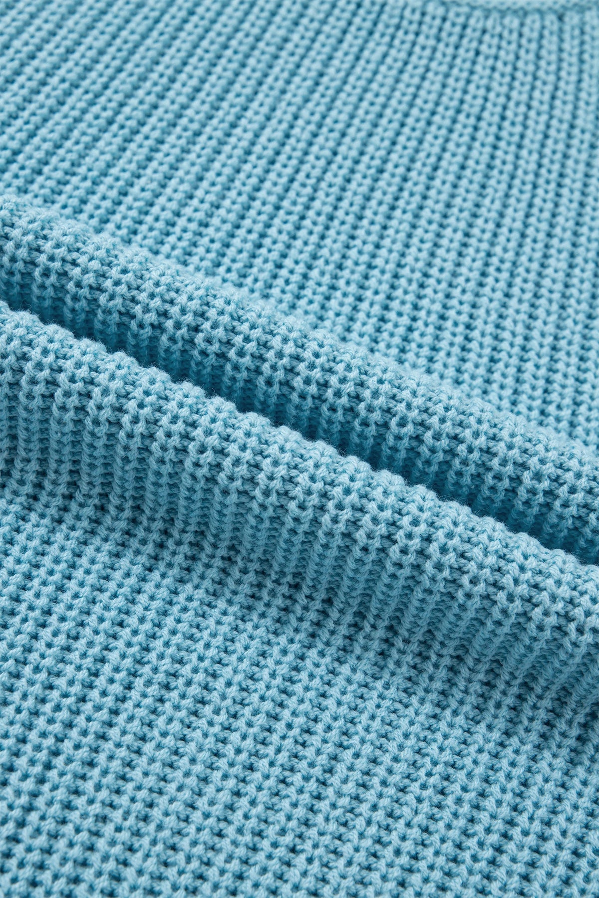 Vela Exposed Seam Detail Half Sleeve Sweater | S-XL