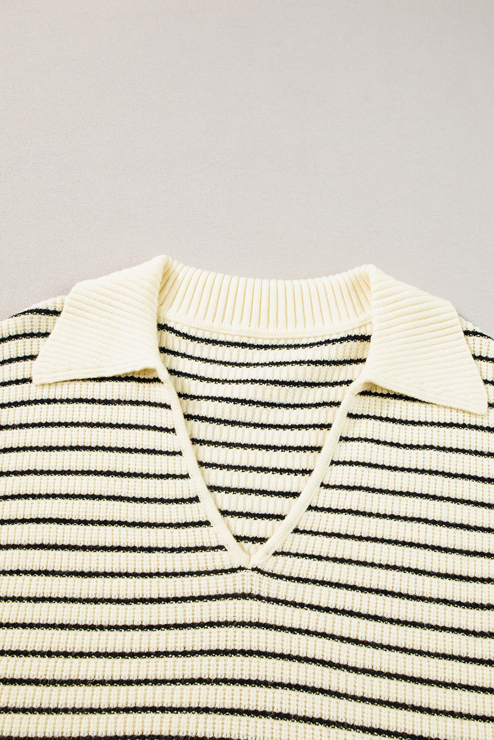 Stripe V-Neck Sweater Vest