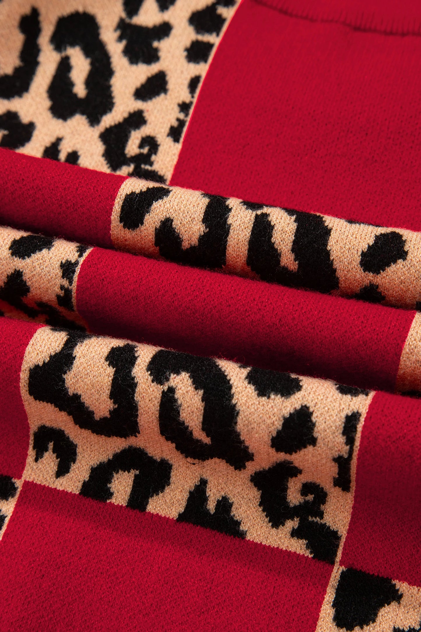 Checkerboard Short Sleeve Knit Sweater | S-XL