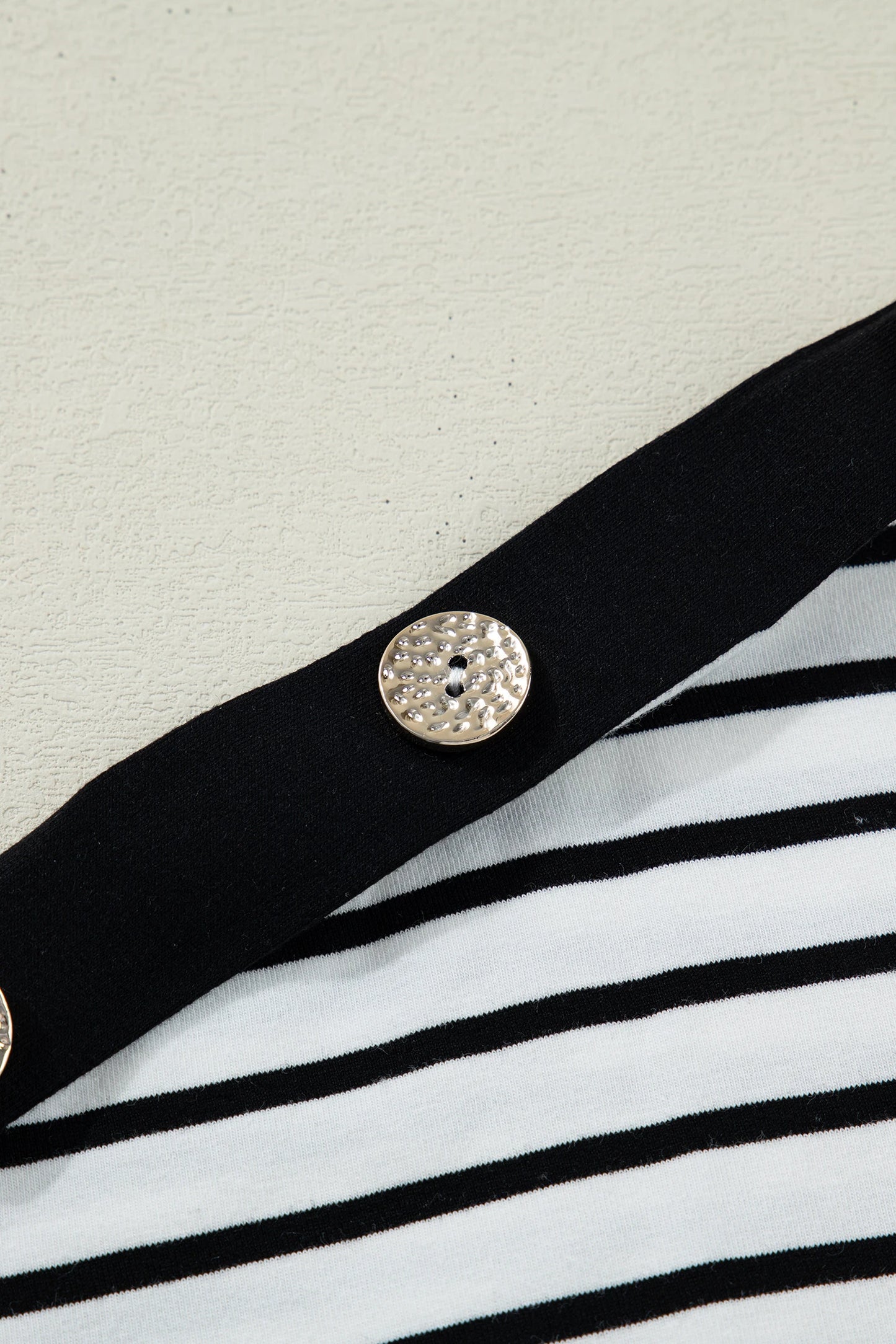 Coastal Stripe Button-Cuff Top | S-XL