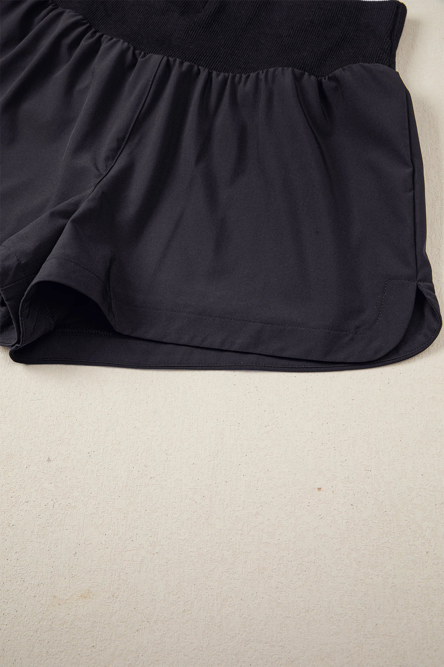 Ribbed High Waist Athletic Shorts | S-XL