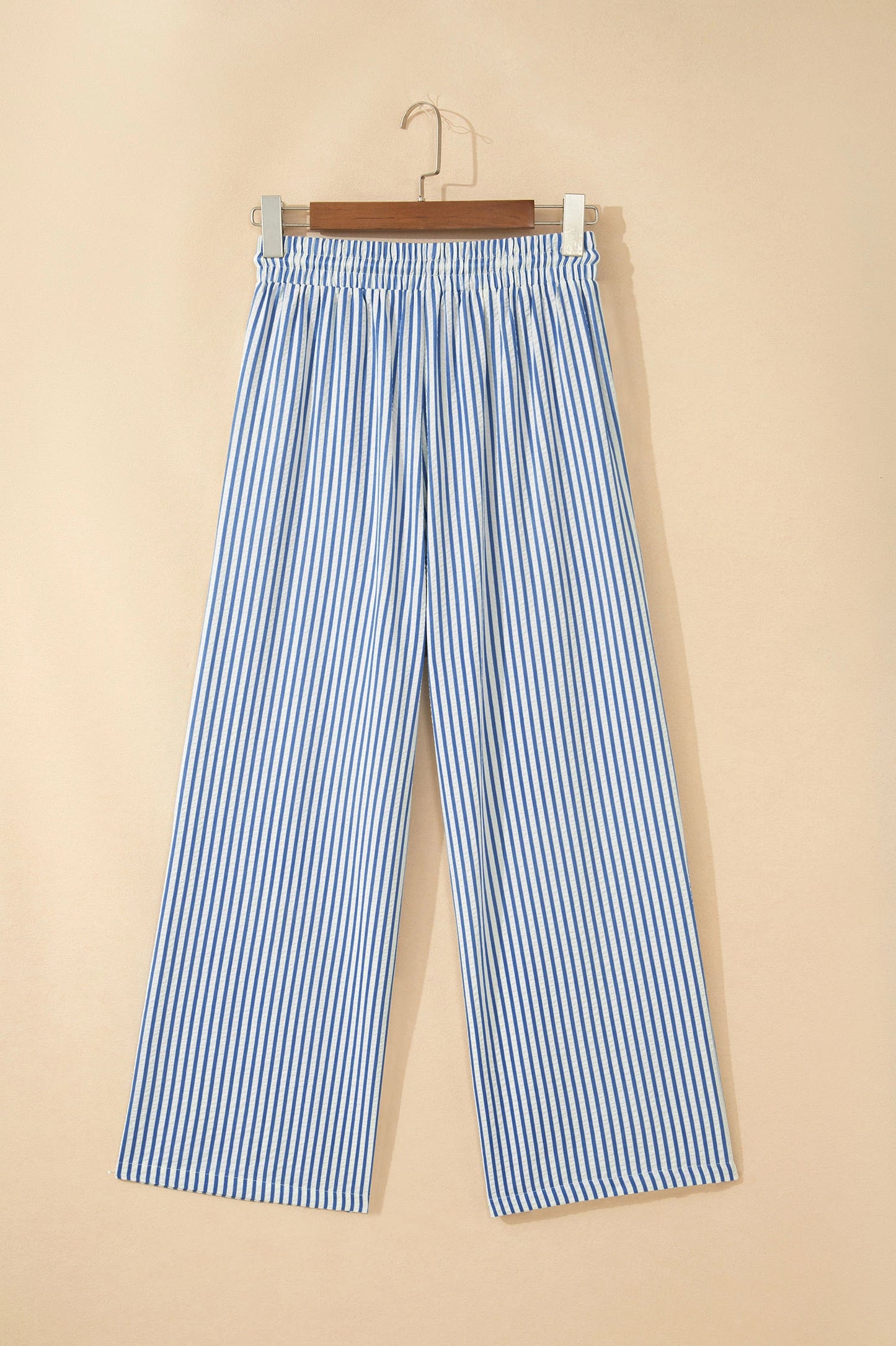 Stripe Print Drawstring Waist Ankle Pants | S-XL