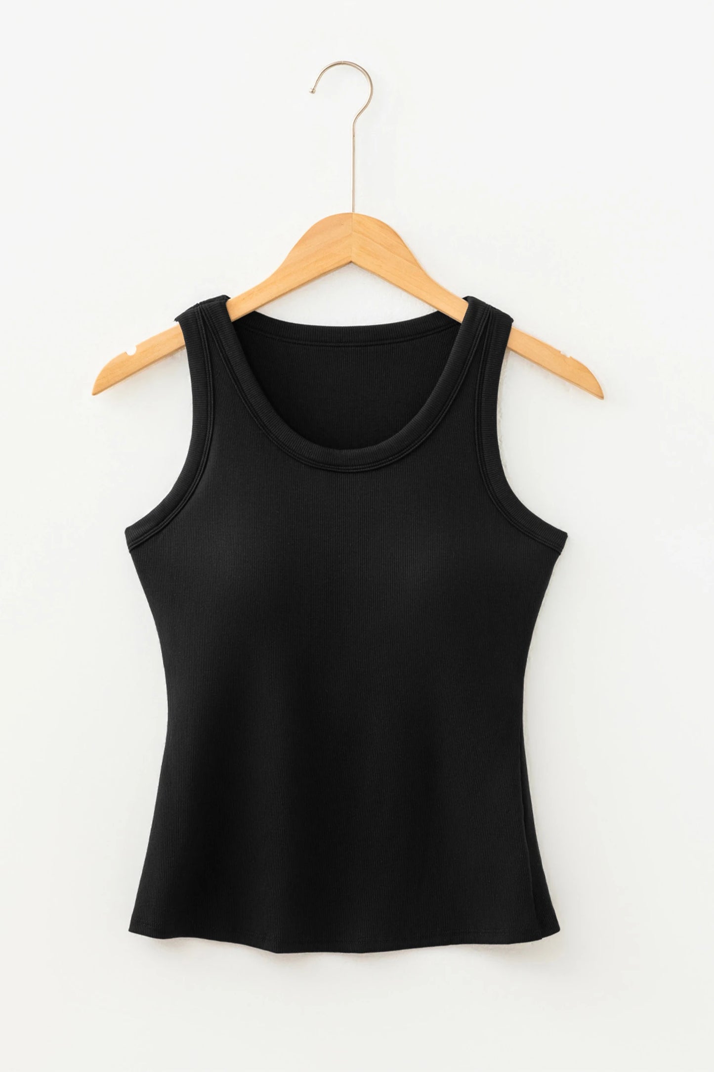 Slim-Fit Ribbed Padded Tank Top | S-XL