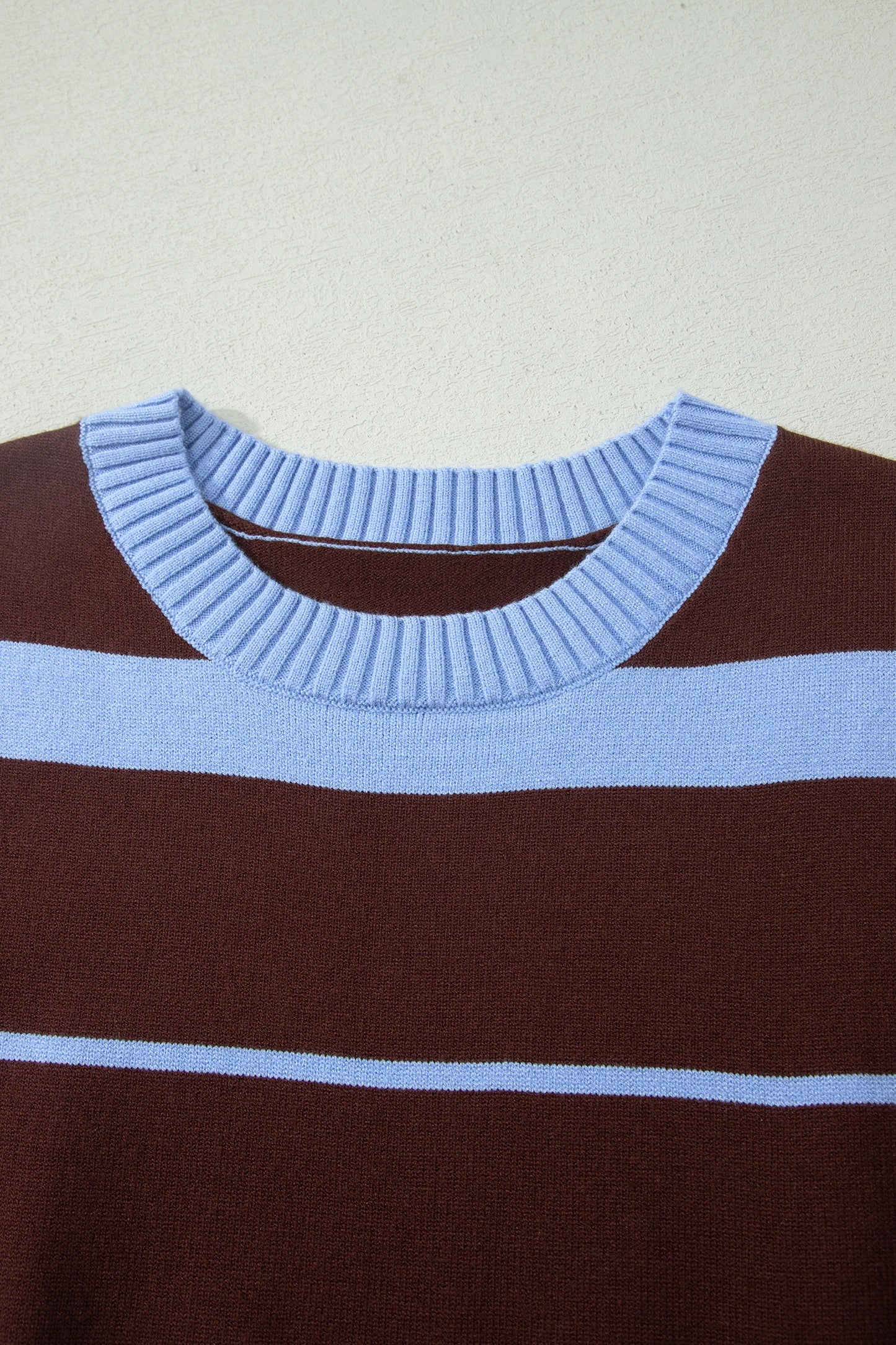 Classic Striped Short Sleeve Knit Top | S-XL