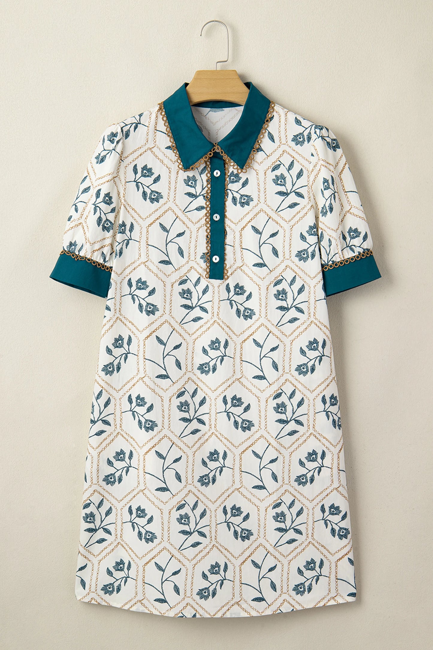 Petal Mosaic Mini Dress | S-XL