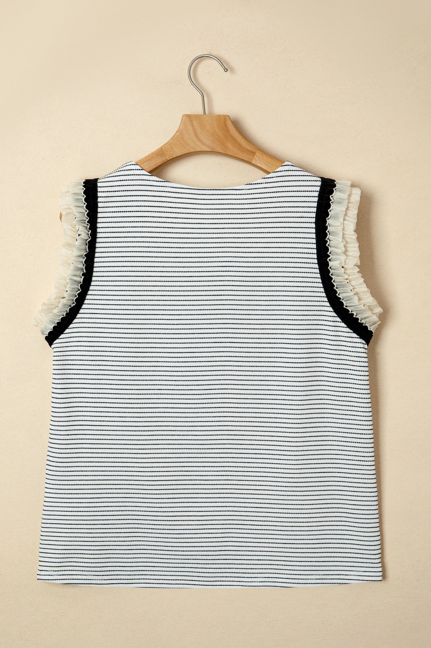 Charming Stripe Ruffle Tank | S-XL