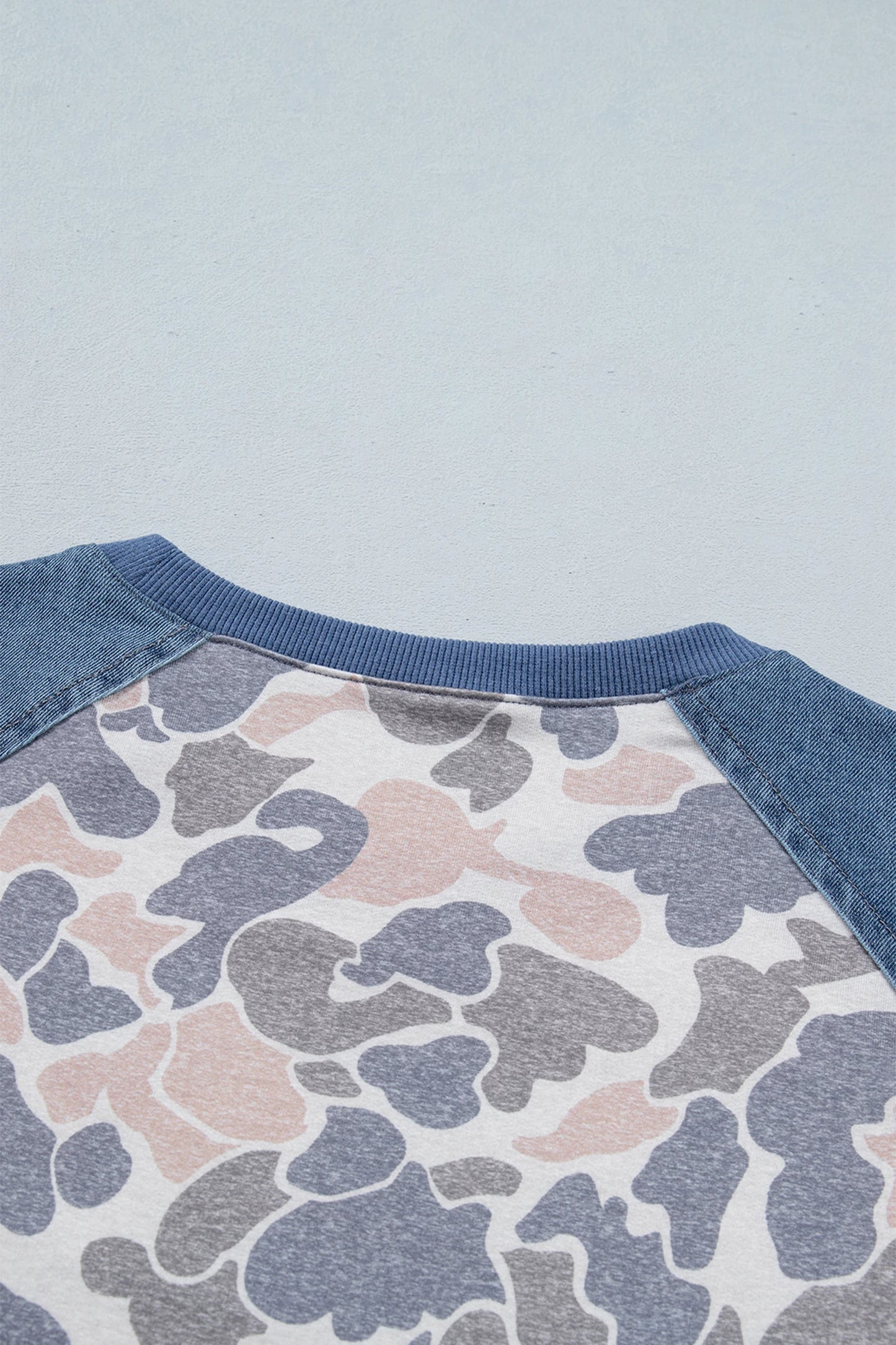 Denim Block Camo Tee | S-XL