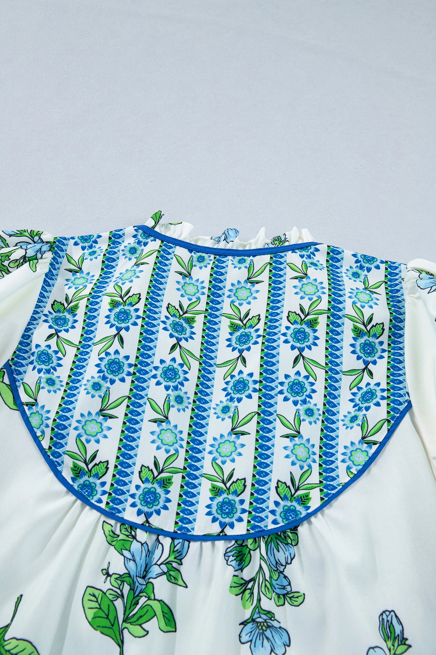 Flora Chic Tie Blouse | S-XL