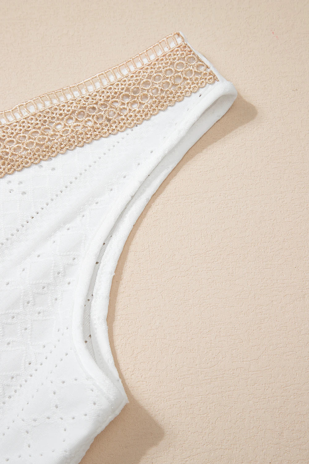 Crochet Lace V-Neck Relaxed Tank | S-XL