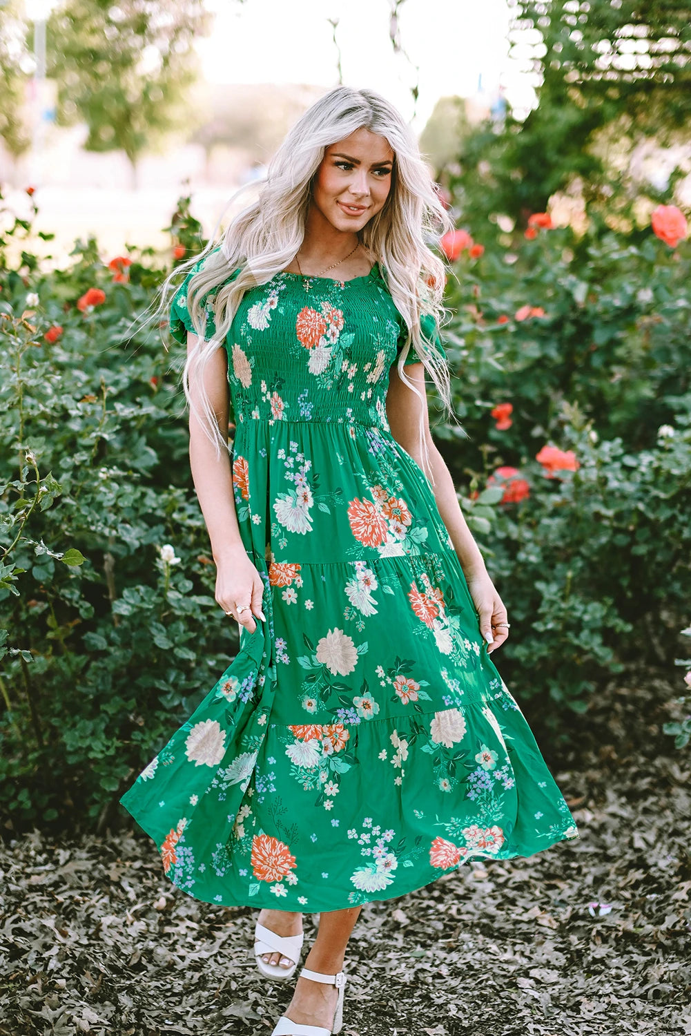 Blossom & Bloom Tiered Dress | S-XL