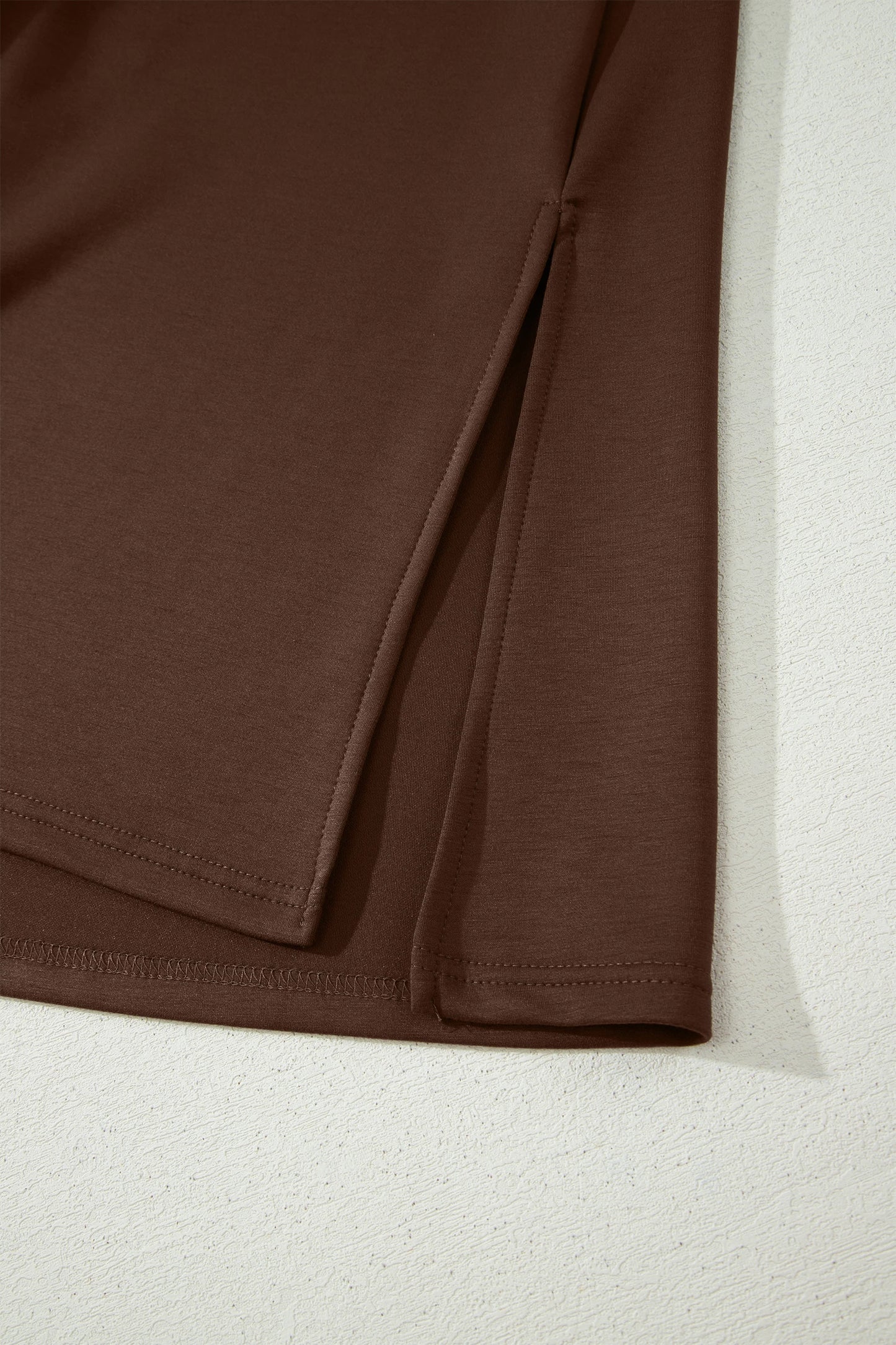 Solid Color Side-Slit Maxi Dress | S-XL