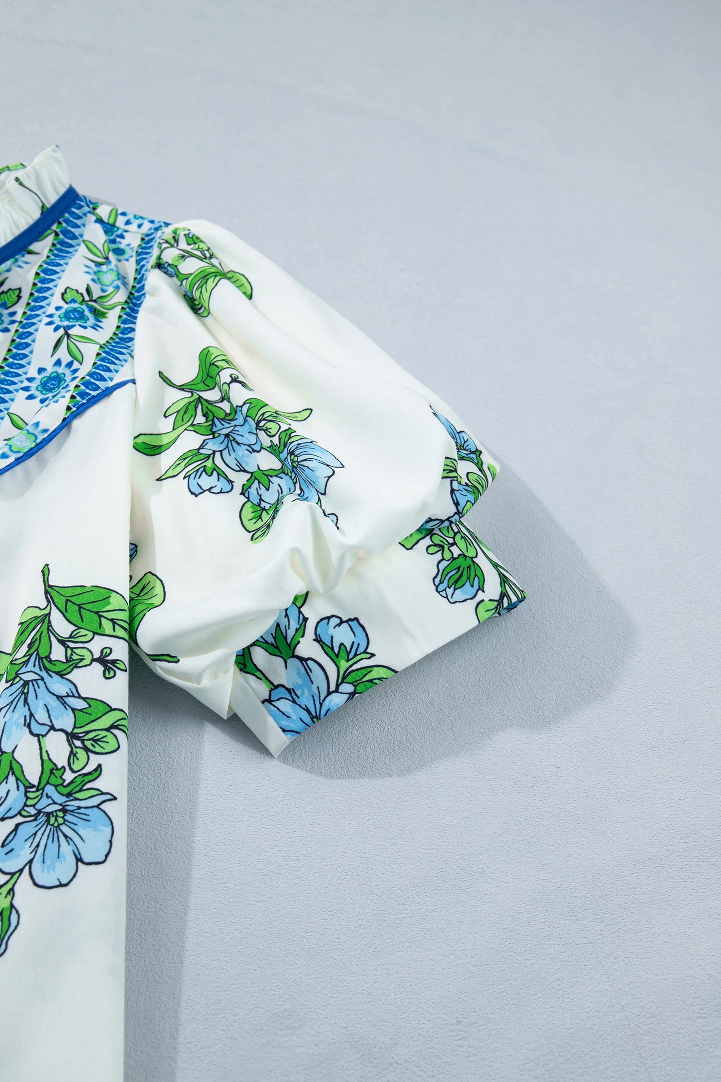 Flora Chic Tie Blouse | S-XL